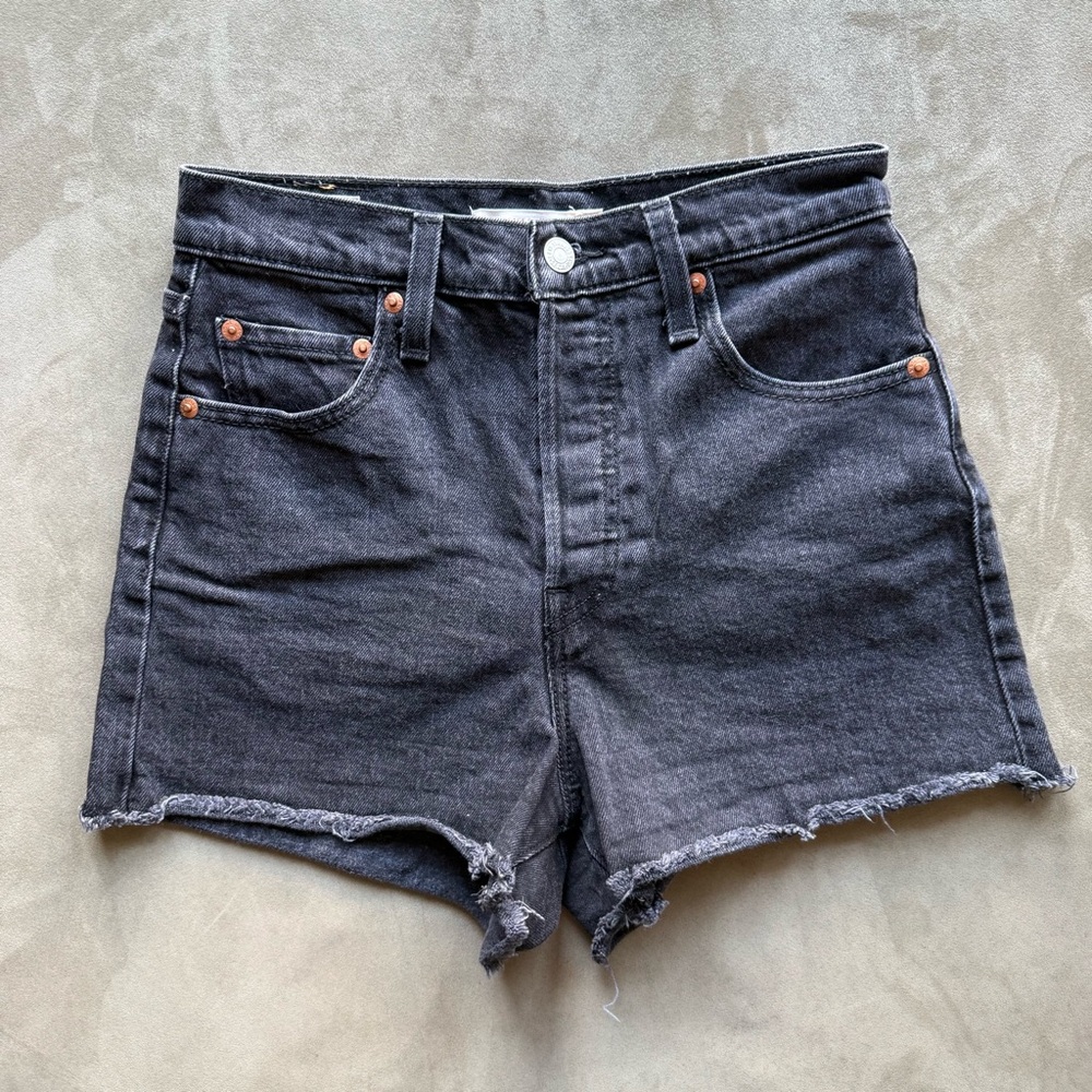 Levi’s Ribcage High-Waisted Denim Shorts
